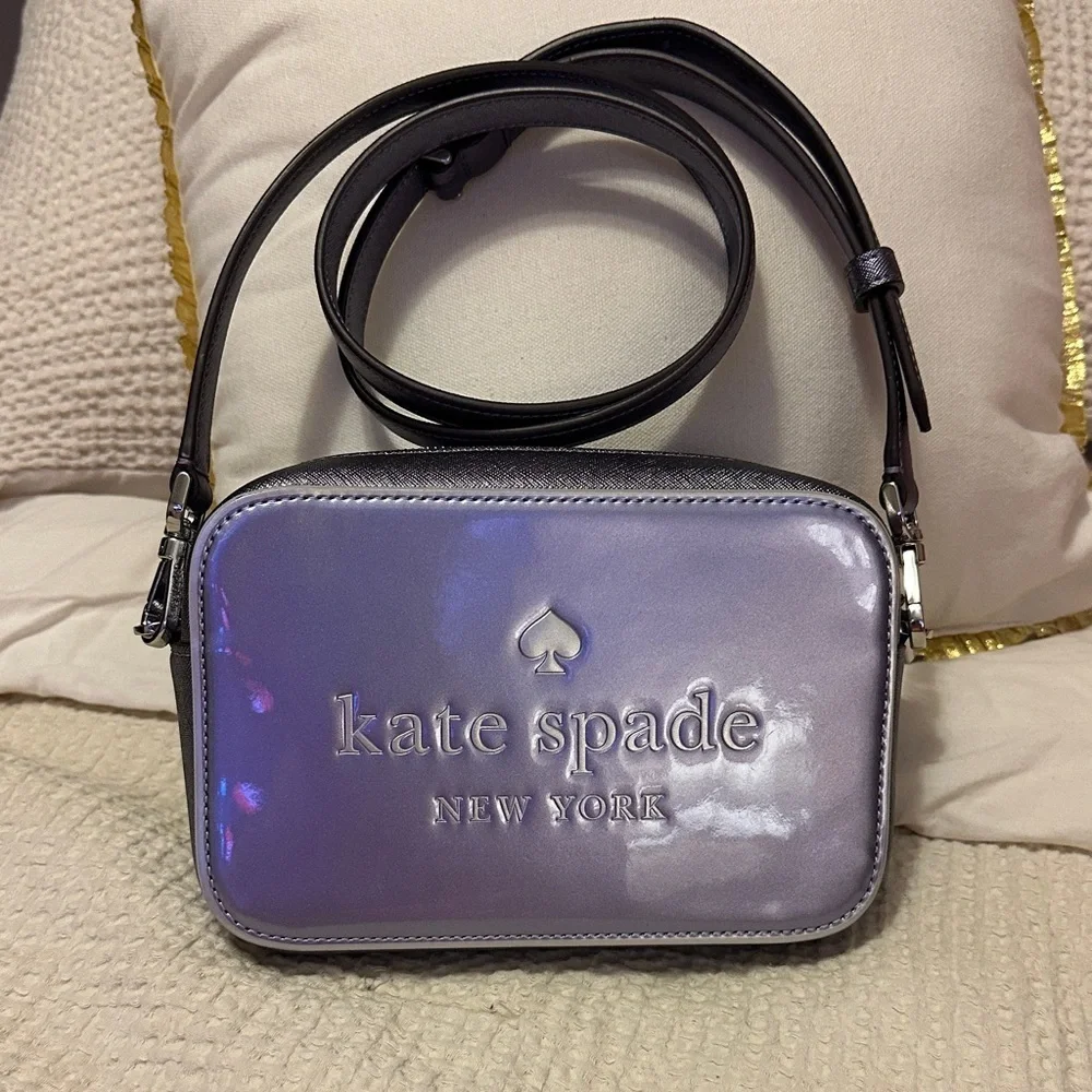 Kate Spade Iridescent Purple Crossbody Bag